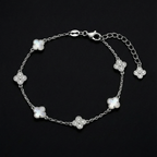 Clover Silver Bracelet