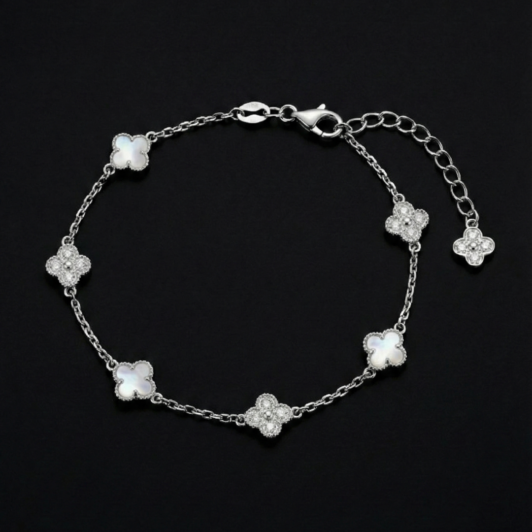 Clover Silver Bracelet