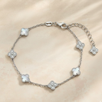 Clover Silver Bracelet