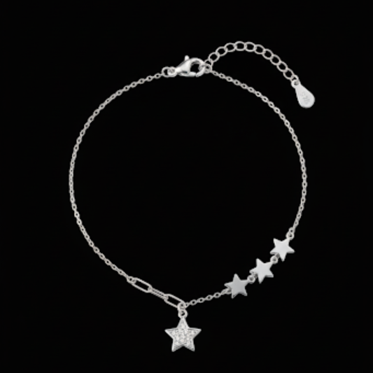 Estrella Silver Bracelet in 925 sterling silver - view 2