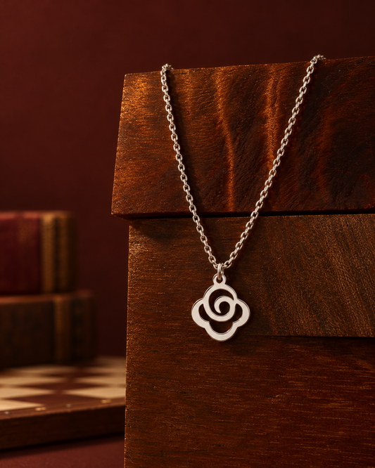 Swirl Silver Pendant