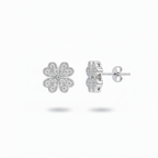 Clover Silver Earrings