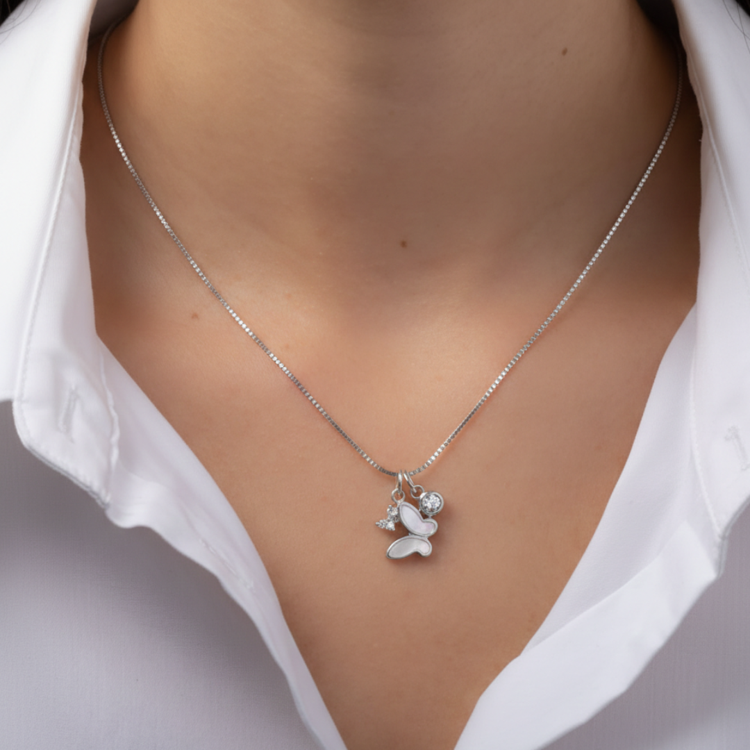 Titli Silver Pendant